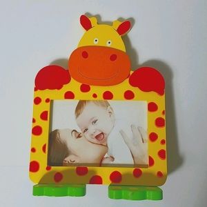 Hippo multi-colored 5 x 7 kids picture frame